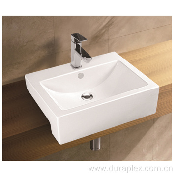 Hot-Selling Ceramic Semi Inset Basin